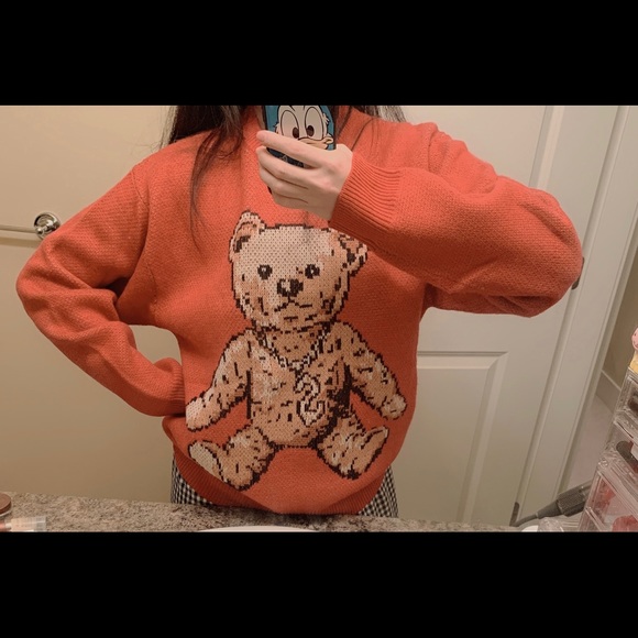 Joyrich Rock Teddy Sweater Red - Picture 2 of 3